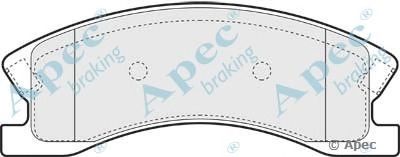 APEC BRAKING pad1389 -  Комплект тормозных колодок, дисковый тормоз